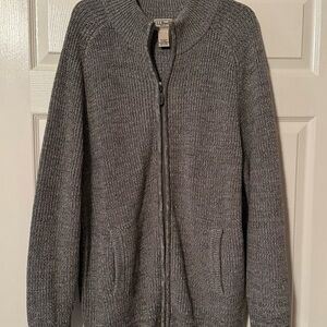 L.L. Bean Men's Heavy Zip Up Sweater